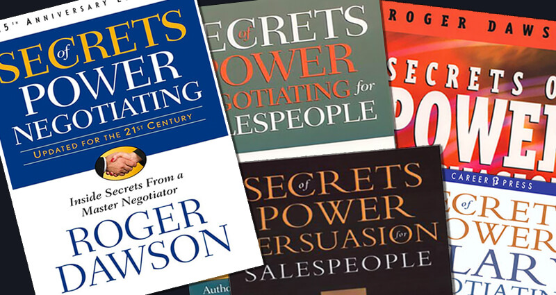 Some of the books penned by Roger Dawson